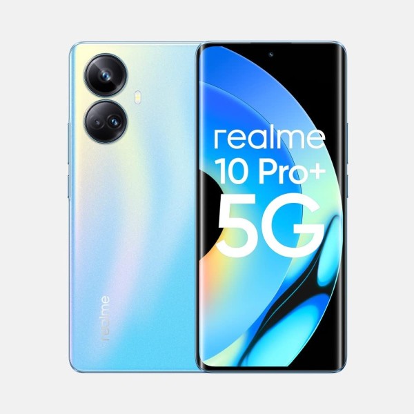 Realme 10 Pro Plus 5G Nebula Blue, 6GB RAM, 128GB Storage refurbished