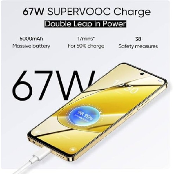 Realme 11 5G (Glory Gold, 8GB RAM, 256GB Storage) refurbished