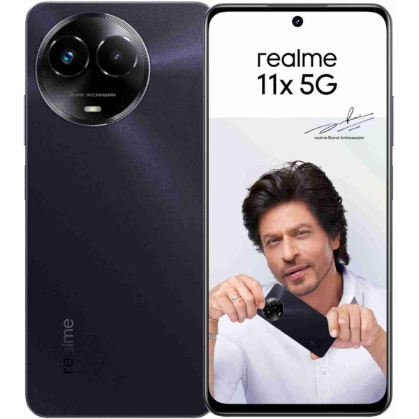 Realme 11x 5G (Midnight Black, 6GB RAM, 128GB Storage) refurbished