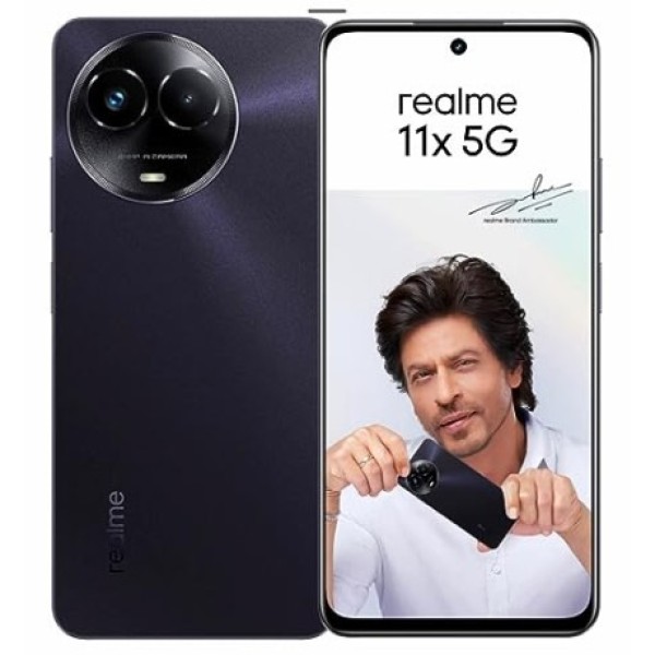 Realme 11x 5G (Midnight Black, 8GB RAM, 128GB Storage) refurbished