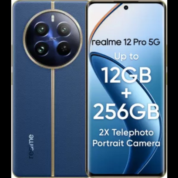Realme 12 Pro 5G (Submarine Blue, 8GB RAM 128 GB Storage) refurbished