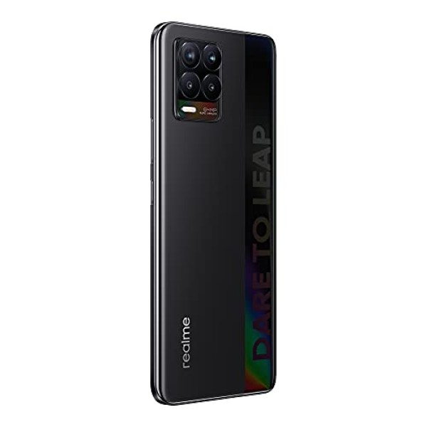 realme 8 (Cyber Black, 6GB RAM, 128GB Storage) refurbished