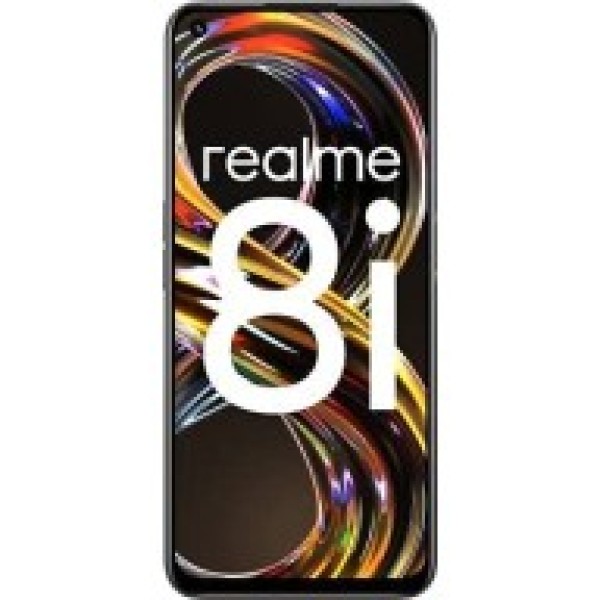 realme 8i Space Black, 4GB RAM, 64GB Storage refurbished