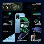 realme 8 5G (Supersonic Blue, 8GB RAM, 128GB Storage) refurbished
