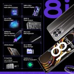 realme 8i (Space Black, 6GB RAM, 128GB Storage) refurbished