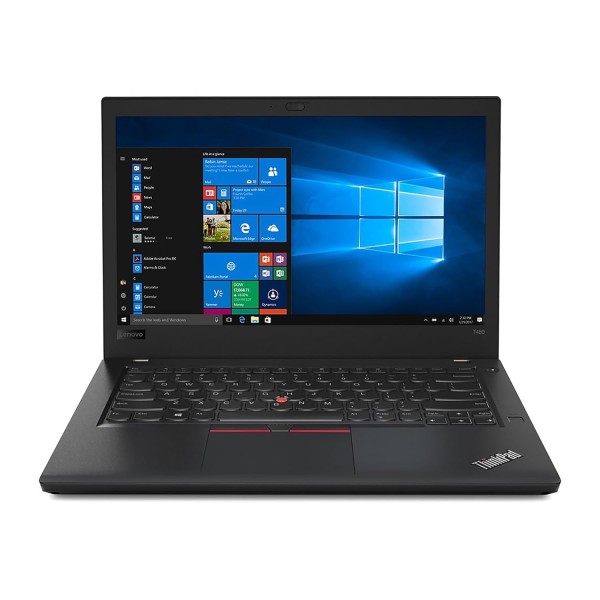 (refurbished) Lenovo ThinkPad T480 Intel Core i7 8th Gen 14-inch Full HD Thin and Light Laptop (16GB RAM/ 256 GB SSD/ Windows 10 Pro/ Black/ 1.58 kg)