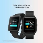 Amazfit Bip S Lite Smart Watch- Charcoal Black (30 Days Battery Life_5 ATM)