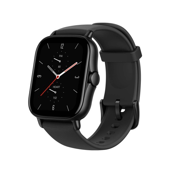 Amazfit GTS 2 New Version Smart Watch with Ultra HD AMOLED Display,, SpO2 & Stress Monitor, Bluetooth Phone Calls (Space Black)