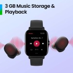 Amazfit GTS 2 New Version Smart Watch with Ultra HD AMOLED Display,, SpO2 & Stress Monitor, Bluetooth Phone Calls (Space Black)