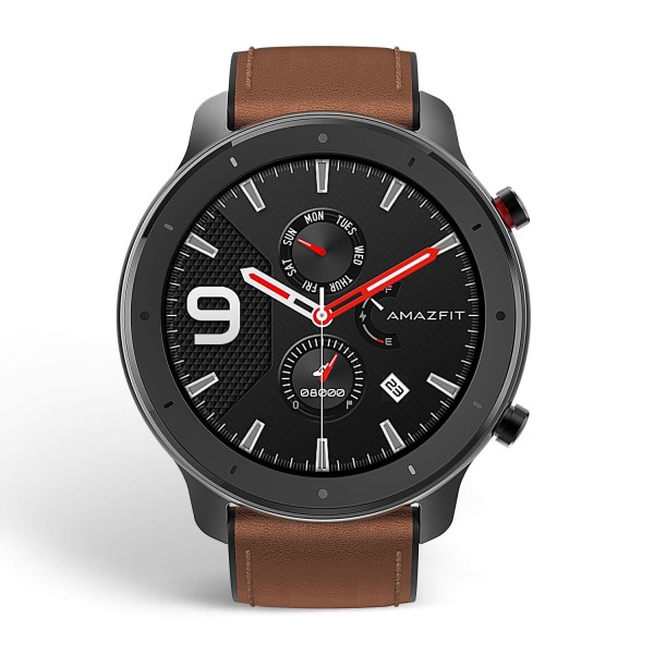 Amazfit GTR Aluminium Alloy (47mm) Smart Watch with 1.39(33.9cm) AMOLED Display 5ATM Waterproof (Black)