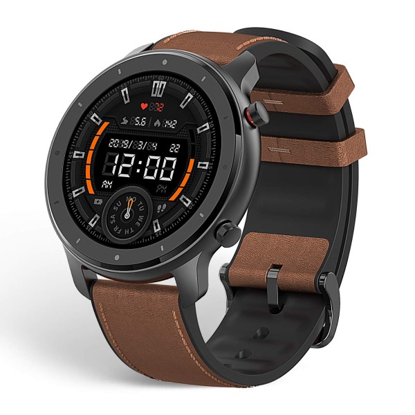 Amazfit GTR Aluminium Alloy (47mm) Smart Watch with 1.39(33.9cm) AMOLED Display 5ATM Waterproof (Black)