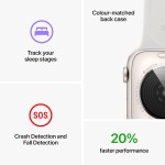 Apple Watch SE (2nd Gen) [GPS 40 mm] Smart Watch w/Midnight Aluminium Case & Midnight Sport Band. Fitness & Sleep Tracker, Crash Detection, Heart Rate Monitor, Retina Display, Water Resistant