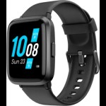 Ambrane Pulse Smartwatch (Black Strap, Regular)