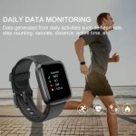 Ambrane Pulse Smartwatch (Black Strap, Regular)
