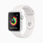Apple Watch Series 3 (GPS, 42mm) - Silver Aluminium Case with White Sport Band