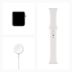 Apple Watch Series 3 (GPS, 42mm) - Silver Aluminium Case with White Sport Band