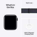 Apple Watch SE (2nd Gen, 2023) [GPS 40mm] Smartwatch with Midnight Aluminum Case with Ink Sport Loop. Fitness & Sleep Tracker, Crash Detection, Heart Rate Monitor, Retina Display