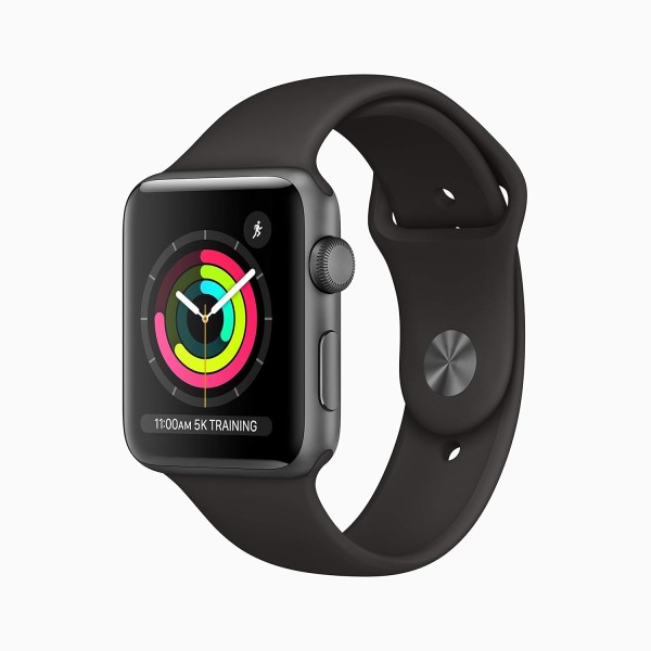 Apple Watch Series 3 (GPS, 42mm) - Space Grey Aluminium Case with Black Sport Band