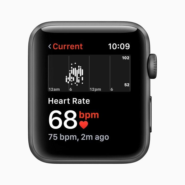 Apple Watch Series 3 (GPS, 42mm) - Space Grey Aluminium Case with Black Sport Band