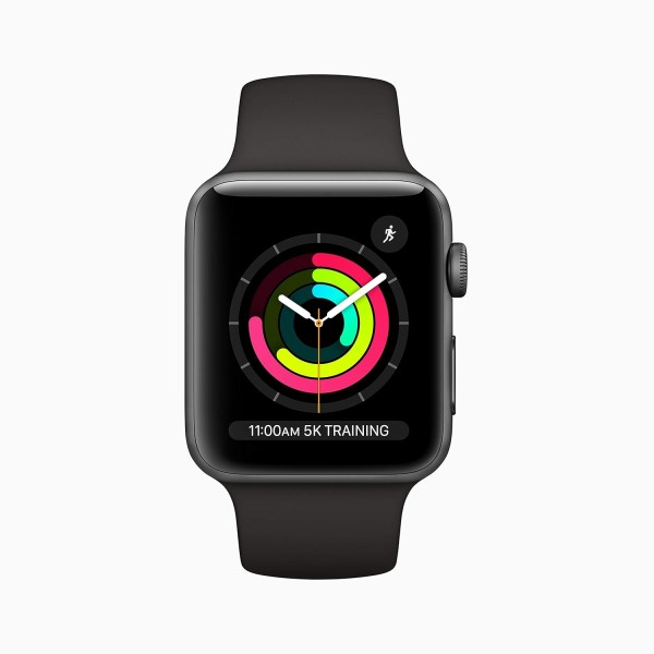 Apple Watch Series 3 (GPS, 42mm) - Space Grey Aluminium Case with Black Sport Band
