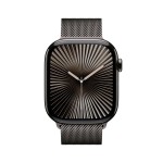 Apple Watch Series 10 [GPS + Cellular 46 mm] Smartwatch with Slate Titanium Case with Slate Milanese Loop - M/L. Fitness Tracker, ECG App, Always-On Retina Display, Carbon Neutral