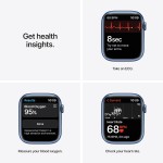Apple Watch Series 7 (GPS + Cellular, 45mm) - Blue Aluminium Case with Abyss Blue Sport Band - Regular