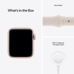 Apple Watch SE (GPS, 40mm) - Gold Aluminium Case with Starlight Sport Band - Regular