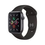 Apple Watch Series 5 (GPS, 44mm) - Space Gray Aluminium Case with Black Sport Band