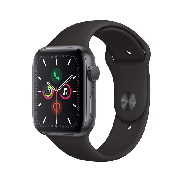 Apple Watch Series 5 (GPS, 44mm) - Space Gray Aluminium Case with Black Sport Band