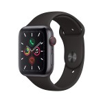 Apple Watch Series 5 (GPS + Cellular, 44mm) - Space Gray Aluminium Case with Black Sport Band