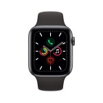 Apple Watch Series 5 (GPS + Cellular, 44mm) - Space Gray Aluminium Case with Black Sport Band