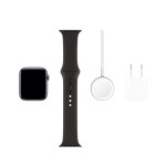 Apple Watch Series 5 (GPS + Cellular, 44mm) - Space Gray Aluminium Case with Black Sport Band