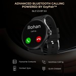 beatXP Sigma 1.38” HD Display Bluetooth Calling Smart Watch, Rotary Crown, 240 * 240px, 500 Nits, 60Hz Refresh Rate, 100+ Sports Modes, AI Voice Assistant (Black)