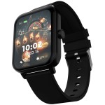 beatXP Marv Ace 1.85” HD Display Bluetooth Calling Smart Watch, Rotary Crown, 240 * 284px, 500 Nits, 60Hz Refresh Rate, 100+ Sports Modes (Black)