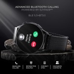 beatXP Evoke 1.43 Super Retina AMOLED Display Bluetooth Calling Smart Watch, 466 * 466px, 1000 Nits, 60Hz Refresh Rate, 100+ Sports Modes