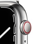 Apple Watch Series 7 (GPS + Cellular, 45mm) - Silver Stainless Steel Case with Silver Milanese Loop