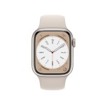 Apple Watch Series 8 [GPS + Cellular 41 mm] Smart Watch w/Starlight Aluminium Case with Starlight Sport Band. Fitness Tracker, Blood Oxygen & ECG Apps, Always- On Retina Display, Water Resistant