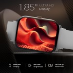 beatXP Marv Neo Smart Watch with 1.85” Ultra HD Display, Bluetooth Calling Silver