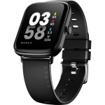 Boult Cosmic 1.69 inch Display, Complete Health Monitoring, Multiple Watch Faces, IP67 Smartwatch (Black Strap, Free Size)