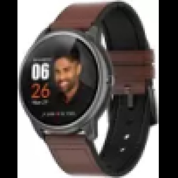 CrossBeats ORBIT- Special Edition- 1.3 IPS HD Display BT Calling Smartwatch Brown