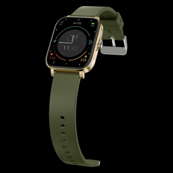 CrossBeats Ignite LYT MAX 1.9 Display In- Built Games Smartwatch Green