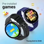 CrossBeats Orbit STYL 1.39 HD Display ,Built-in Games, 100+ watch faces, 15 days battery Smartwatch (Black Strap, Free Size)