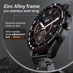 Boult GOBOULT (Formerly Mirage Smart Watch 1.39''HD Screen, Bluetooth Calling, IP67, Zinc Alloy Frame, 500 Nits Brightness, AI Voice Assistant, SpO2 Monitoring, 120+ Sports Mode (Coal Black)