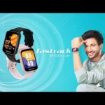 Fastrack Reflex Curv with 2.5D Curve Display,AI Enabled Coach,Health Suite &5ATM Smartwatch (Black Strap, Free size)
