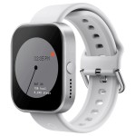 CMF by Nothing Watch Pro, 1.96 AMOLED display, BT calling with AI noise reduction, GPS Smartwatch (Dark Grey Strap, Free Size)