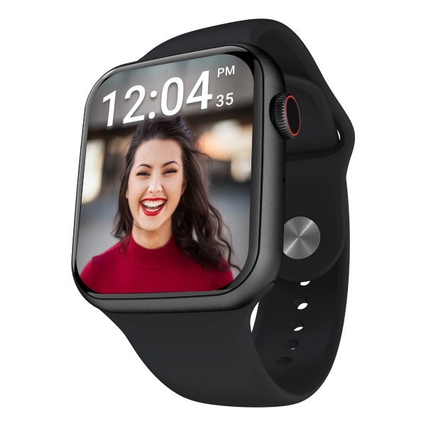 CrossBeats Ignite S3 Max Advanced Dual chip Bluetooth Calling Smart Watch, 1.91” 3D Curved UHD Display Black