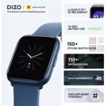 DIZO Watch D Sharp 1.75 with High Res (320*390) Display By realme tech Life Black