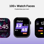 Fitshot Crystal 1.8inch AMOLED Display with bluetooth calling 560 nits brightness Smart watch