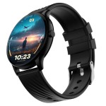 GOBOULT Dire Smart Watch with 1.38'' 2.5D Curved HD Display, BT Calling, IP67, 500 Nits Brightness,250+ Watchfaces, 120+Sports Mode, AI Voice Assistant, SpO2 Monitoring (Black Strap)