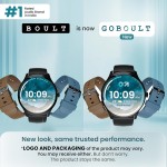 GOBOULT Rover Pro Smart Watch 1.43'' AMOLED, Free Straps, Bluetooth Calling, IP68, Zinc Alloy Frame, 1000 Nits Brightness, AI Voice Assistant, SpO2, 120+ Sports Mode Smartwatch (Icon)